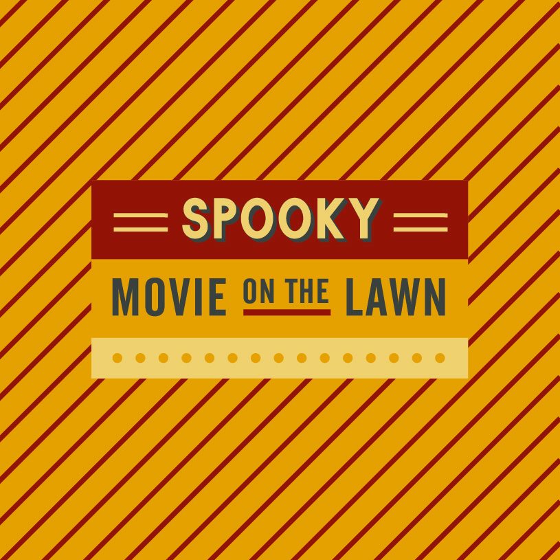 Spooky Movie on The Lawn