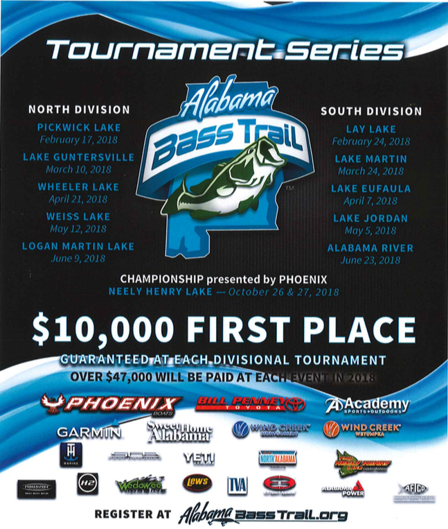 Alabama Bass Trail Tournament Series Lake Martin Event