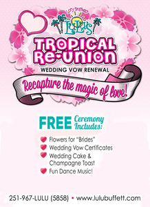 Tropical Vow Renewal at LuLu's!
