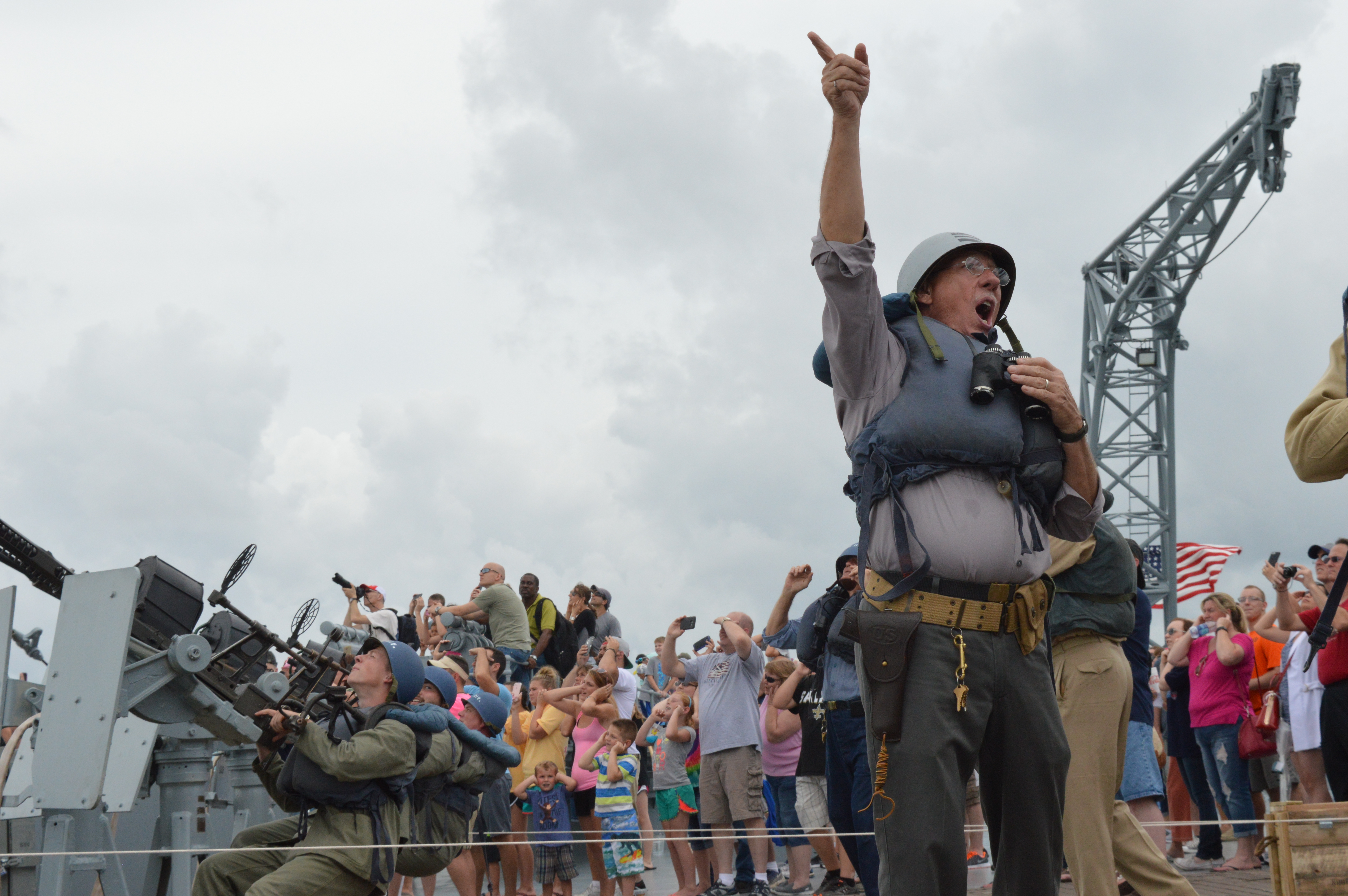 USS ALABAMA Living History Crew Drill