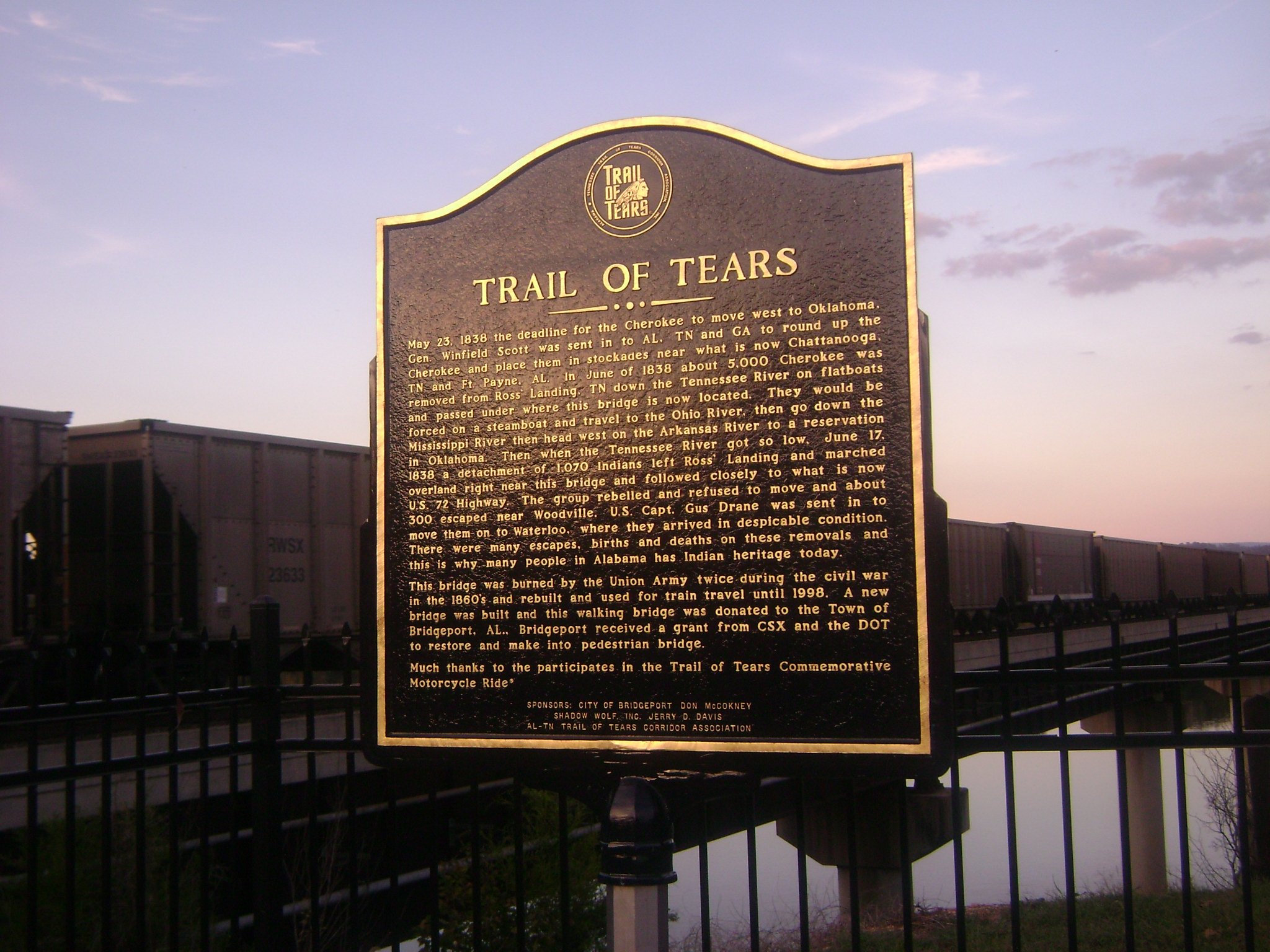 Trail of Tears Commemoration/Ride Bridgeport Alabama.Travel