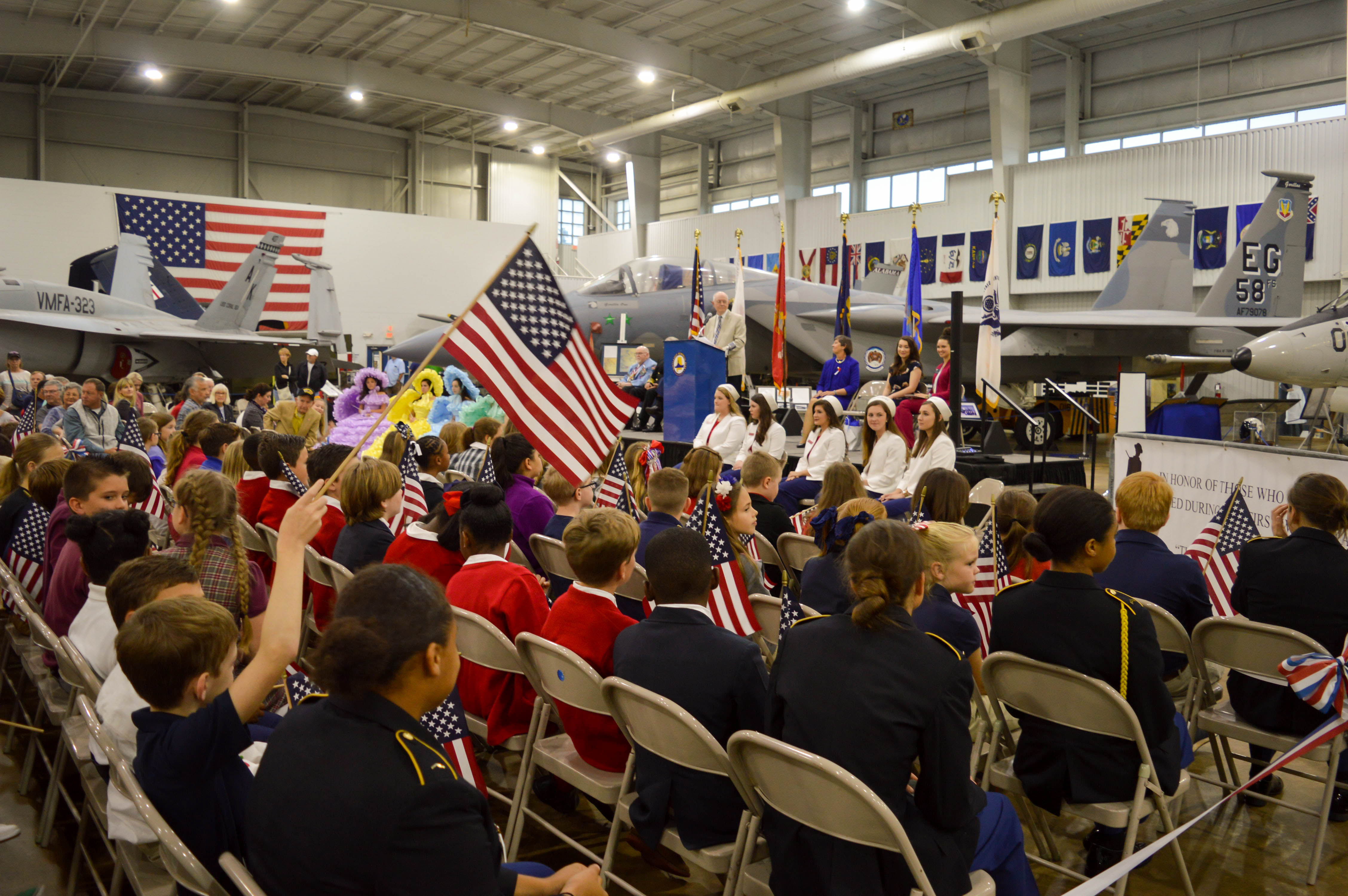 Veterans Day Celebration and Parade of Flags Mobile Alabama.Travel