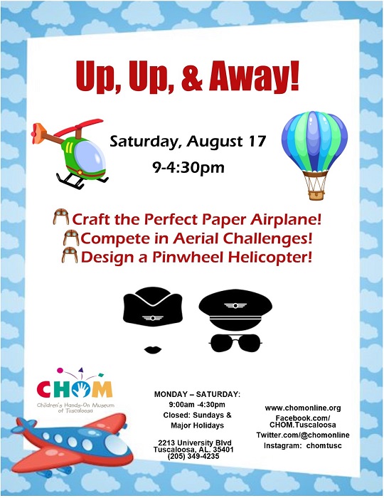 Up, Up, & Away at CHOM!