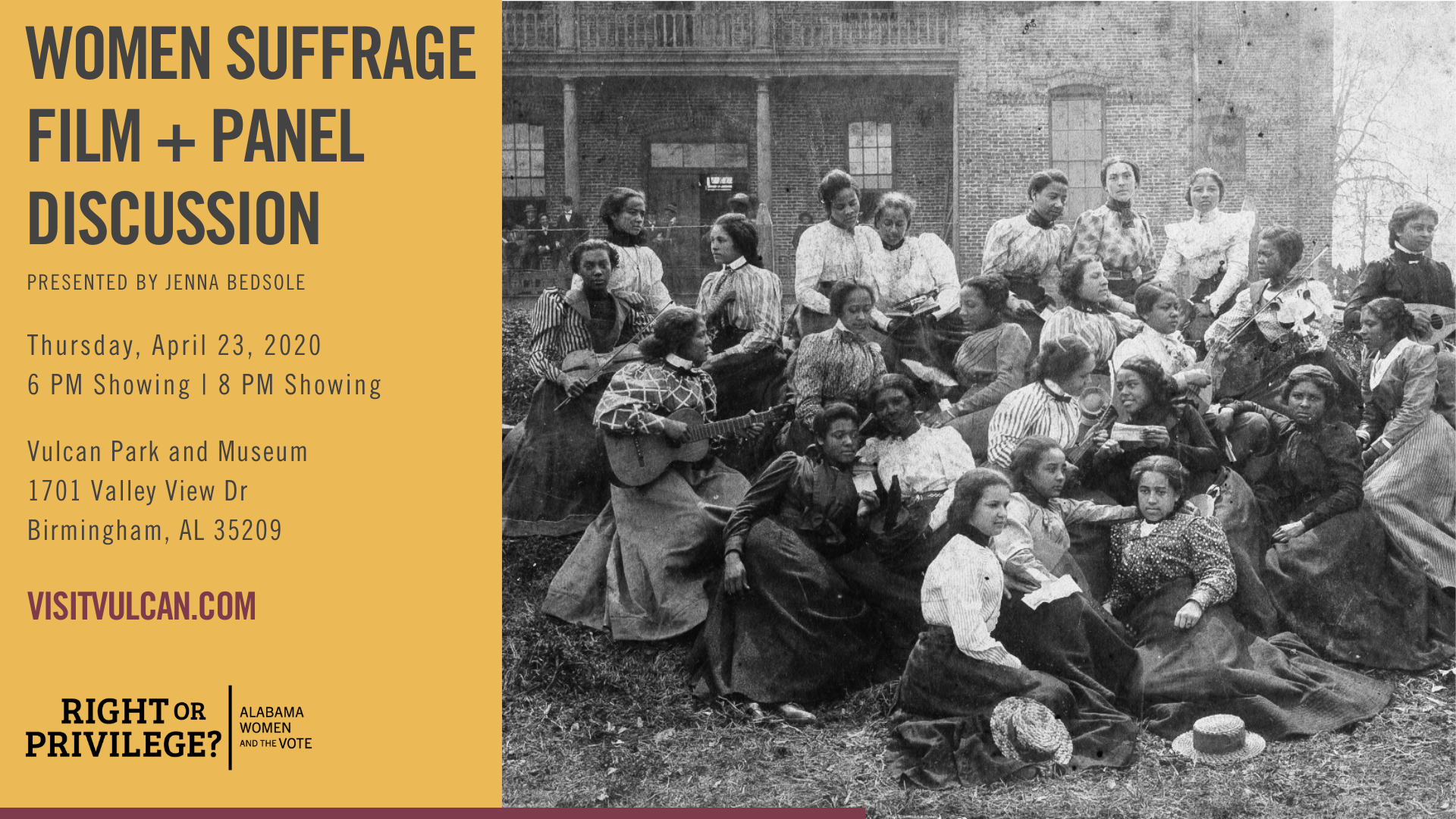 Women Suffrage Film and Panel Discussion