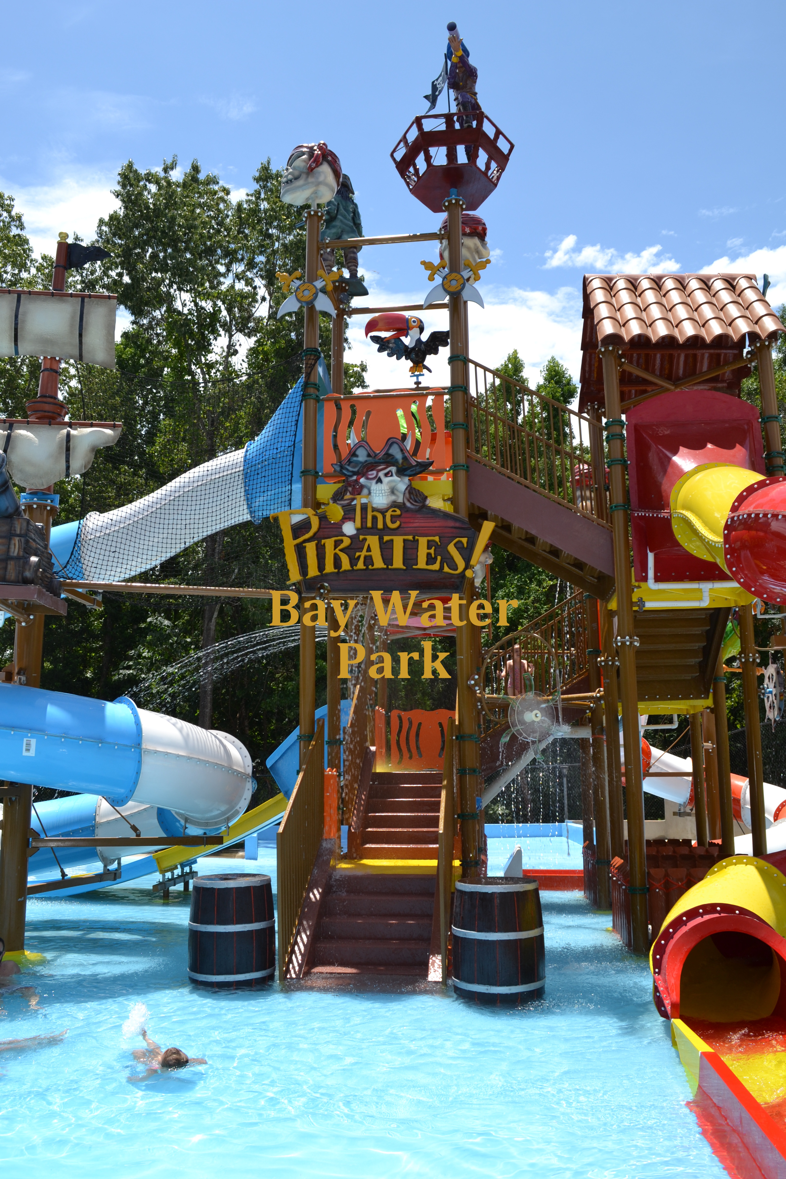 Pirates Bay Water Park at Chesnut Bay RV Park Leesburg