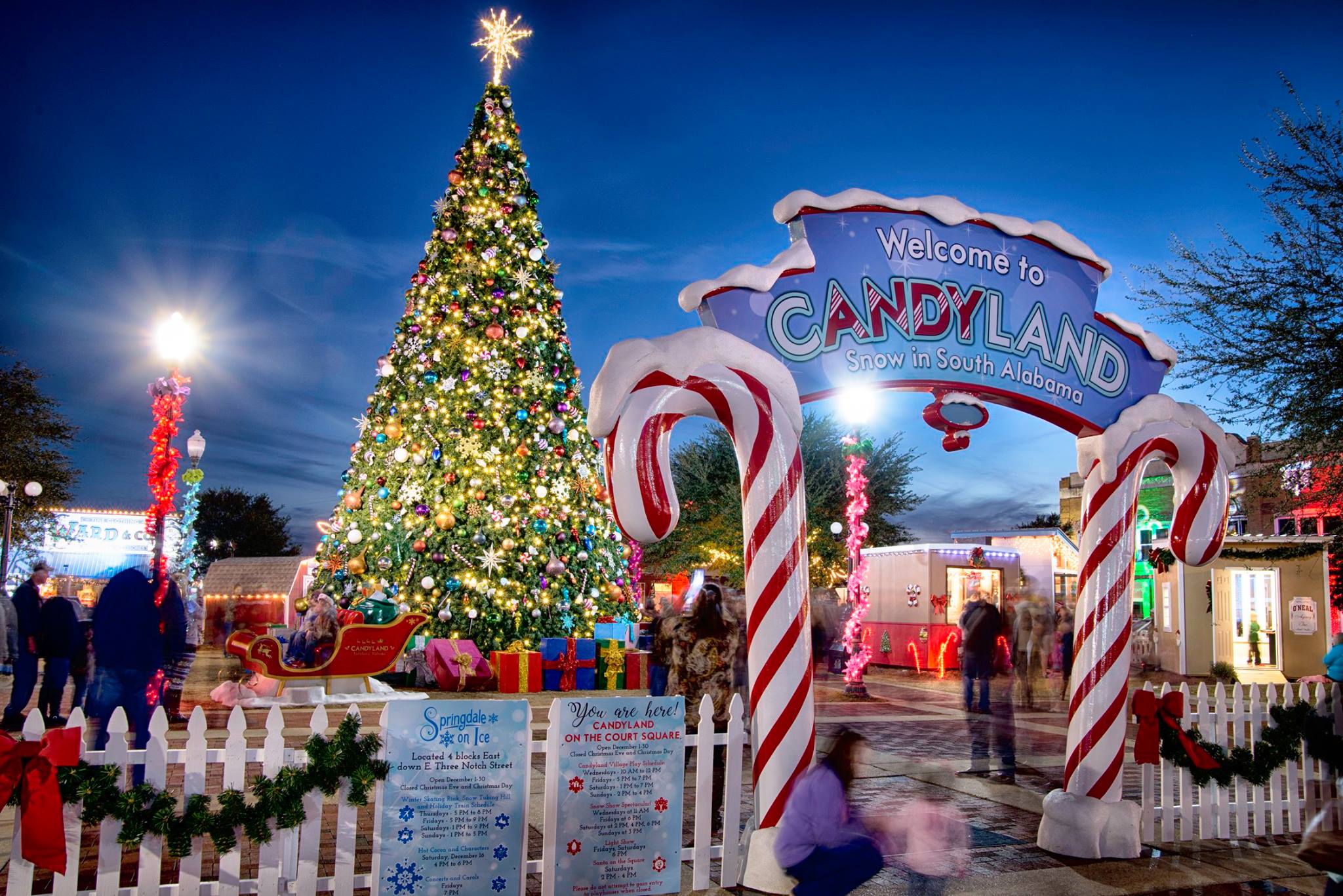 Christmas In Candyland Andalusia Alabama Travel