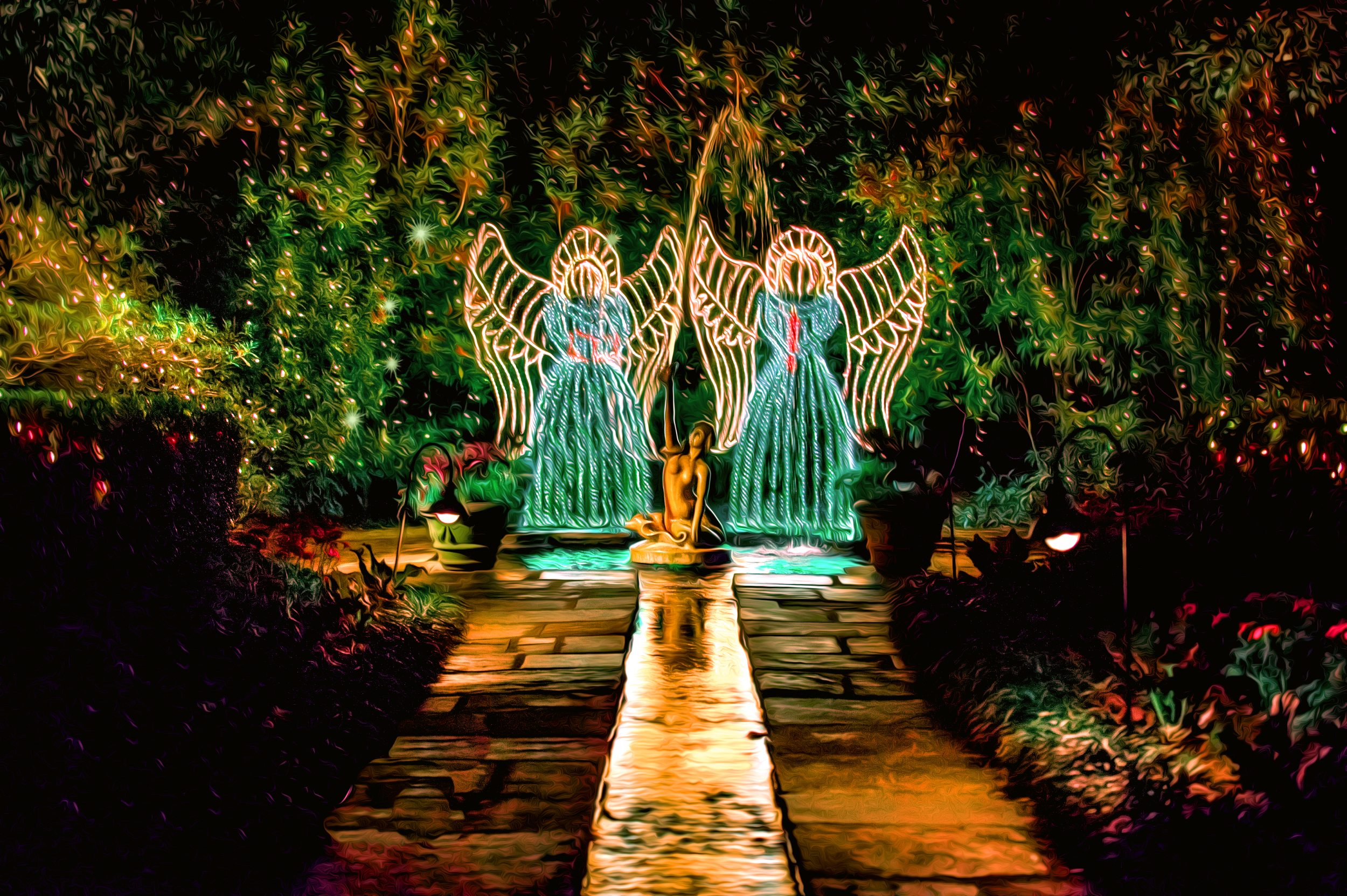 Magic Christmas in Lights at Bellingrath Gardens and Home - Theodore