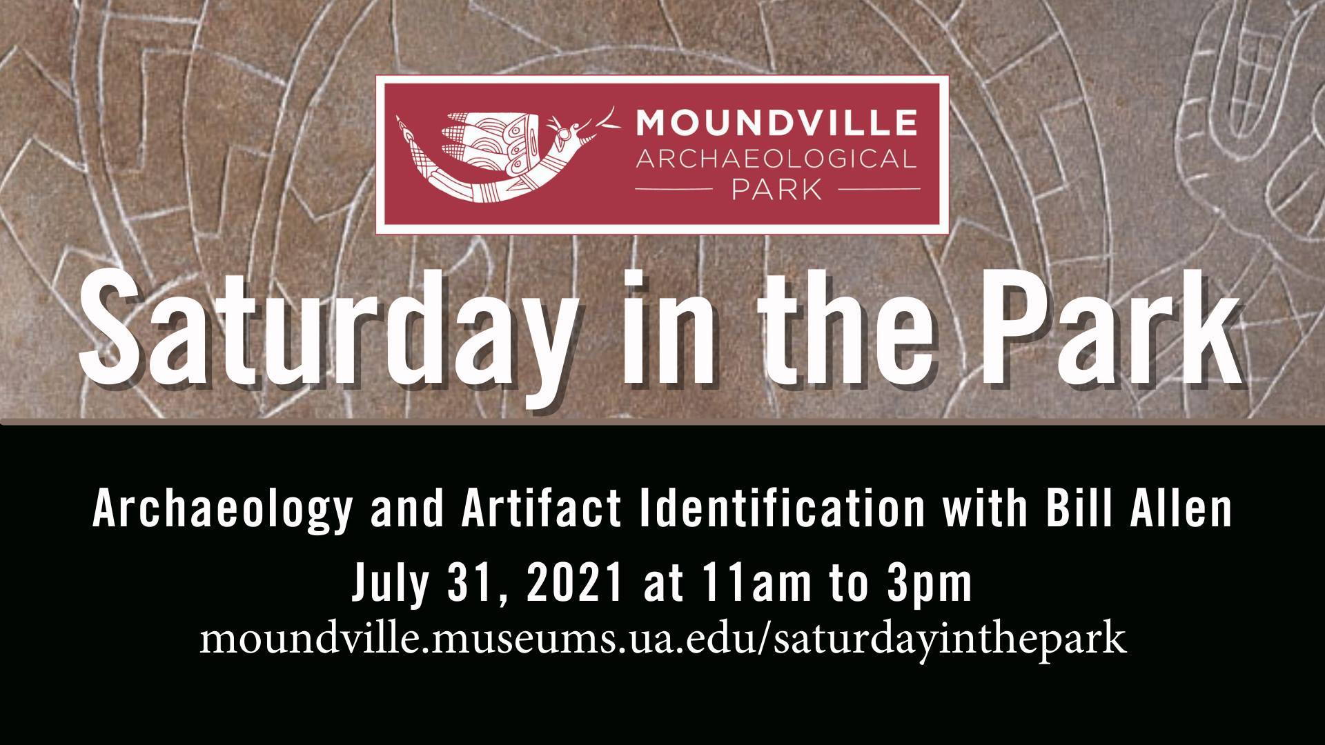 Saturday in the Park: Archaeology and Artifact Identification with Bill Allen