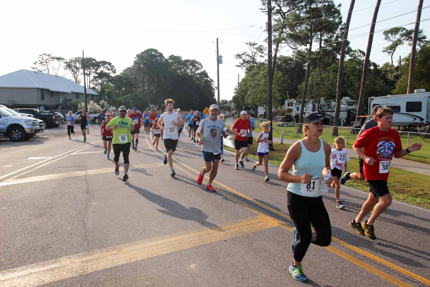 Hurricane Run 5K Dauphin Island Alabama.Travel