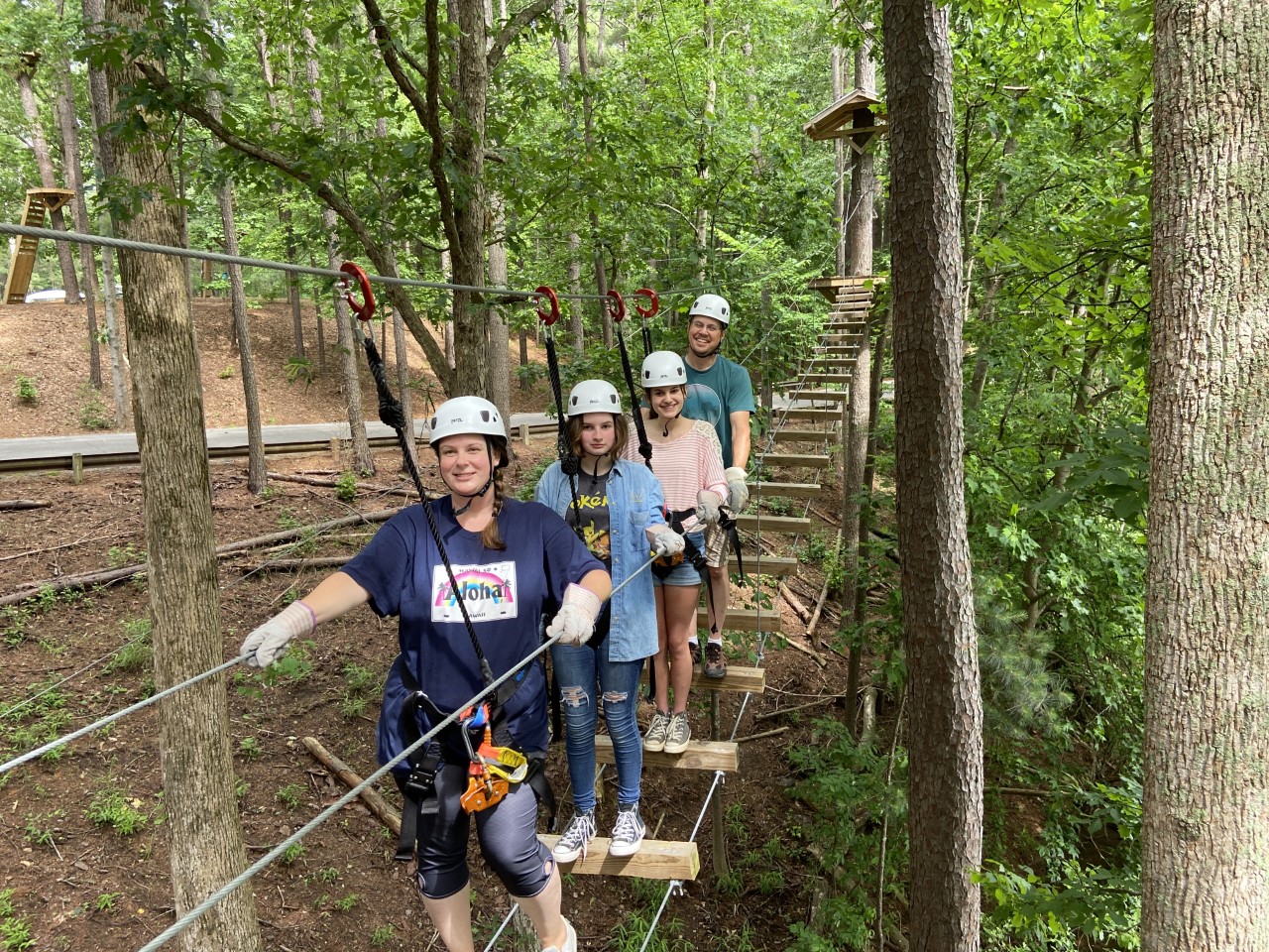 Zipline and Aerial Adventures at Wind Creek State Park