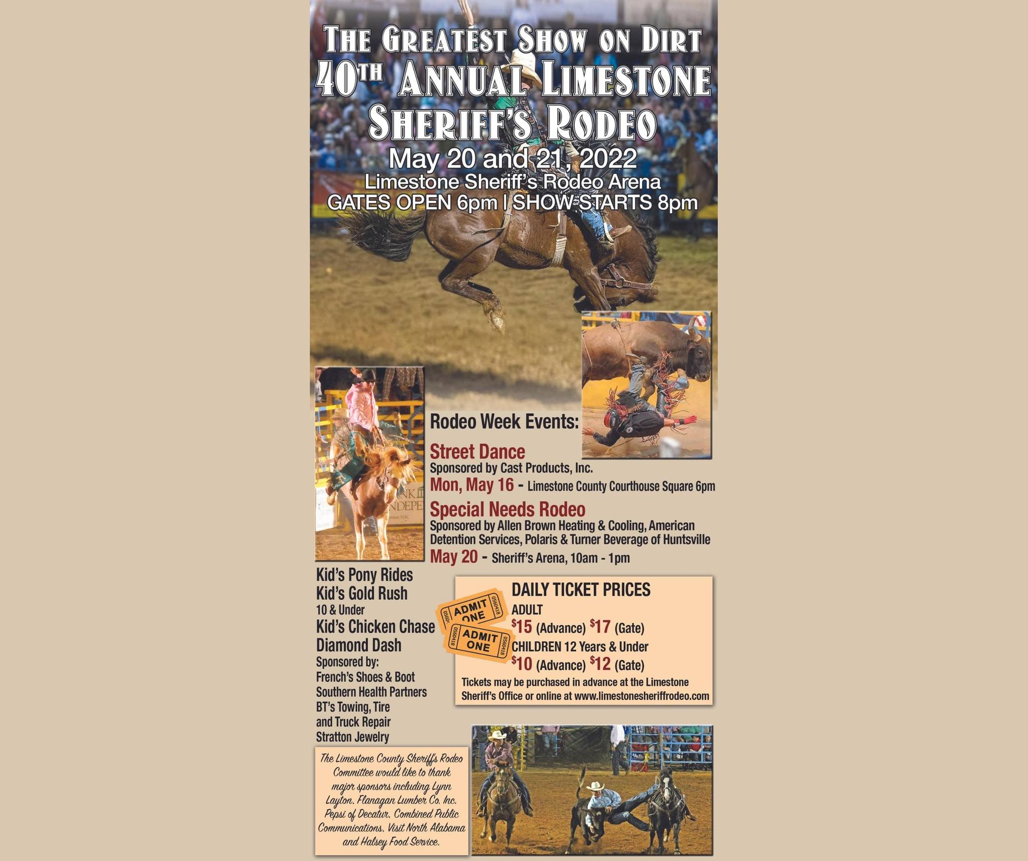 40th Annual Limestone Sheriff's Rodeo