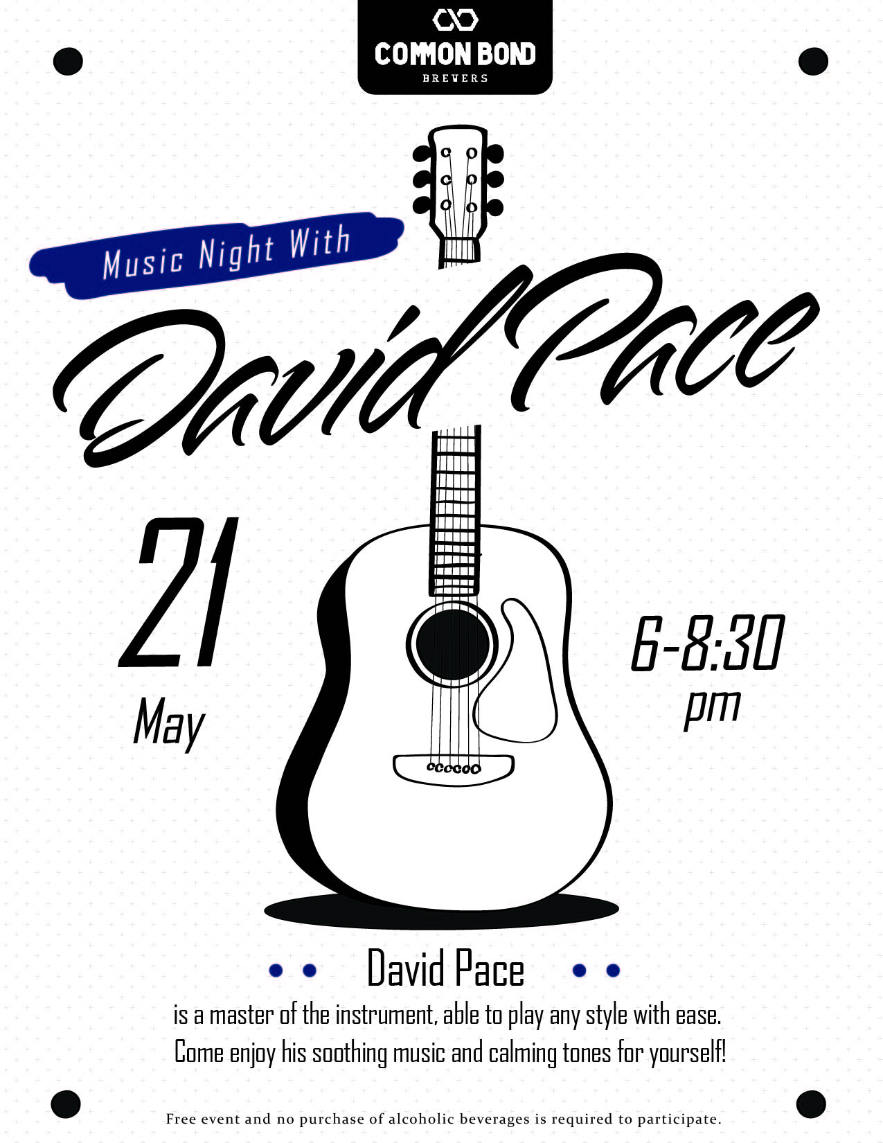 Music Night with David Pace