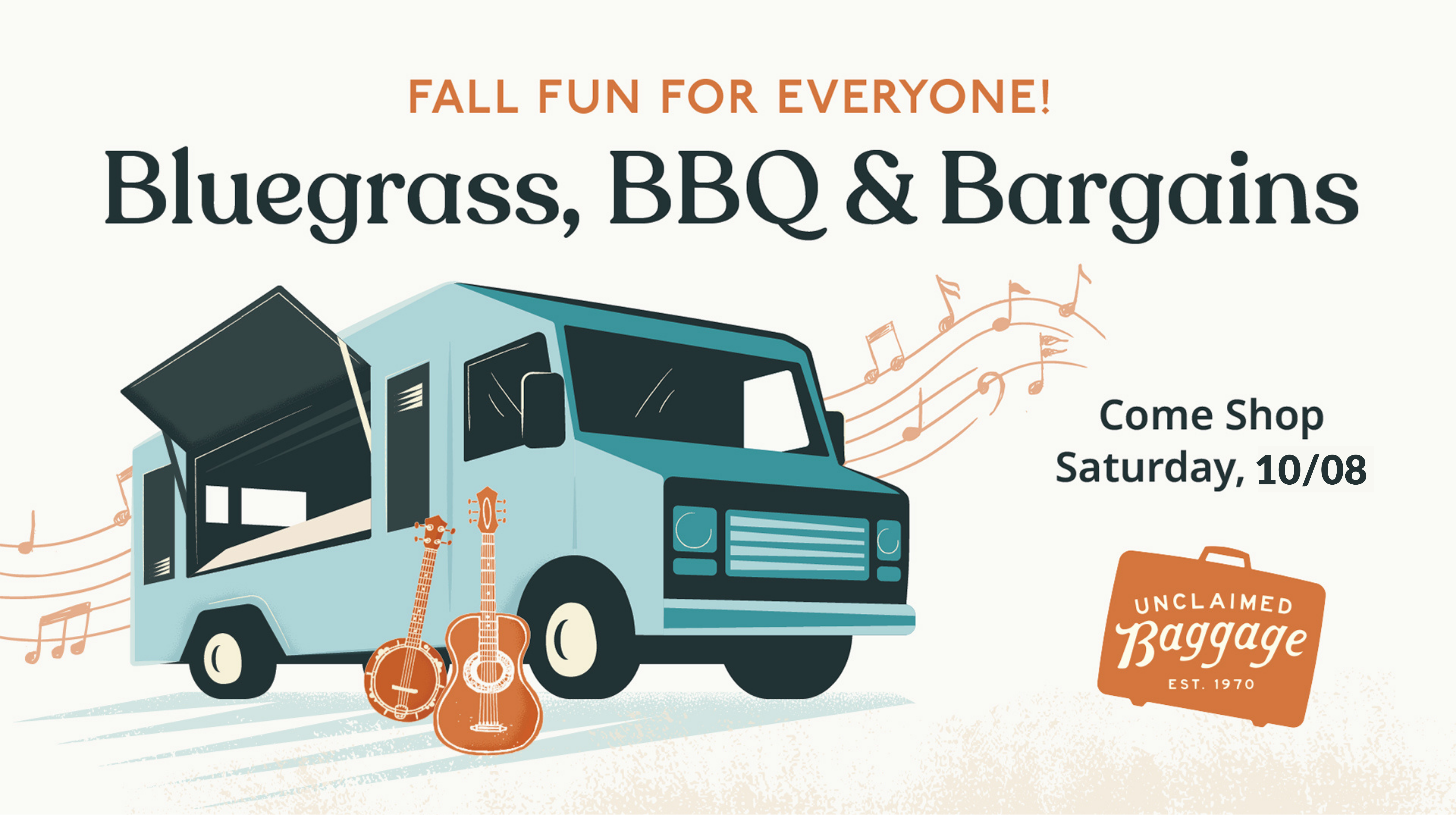 BBQ, Bluegrass, & Bargains Event