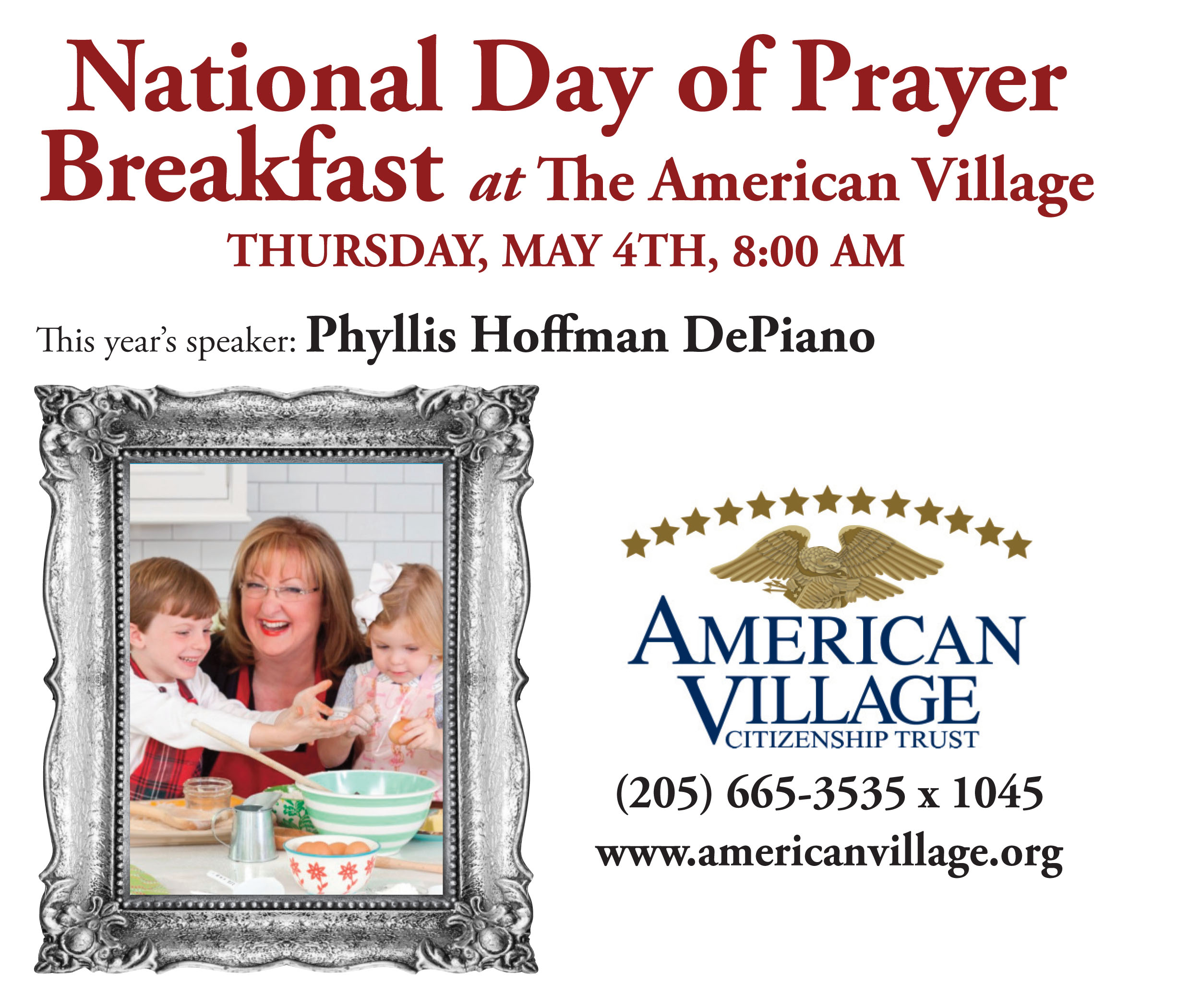 2023 National Day of Prayer Breakfast at the American Village