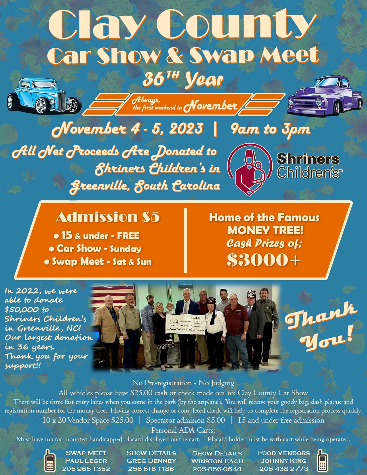 2023 Clay County Car Show & Swap Meet