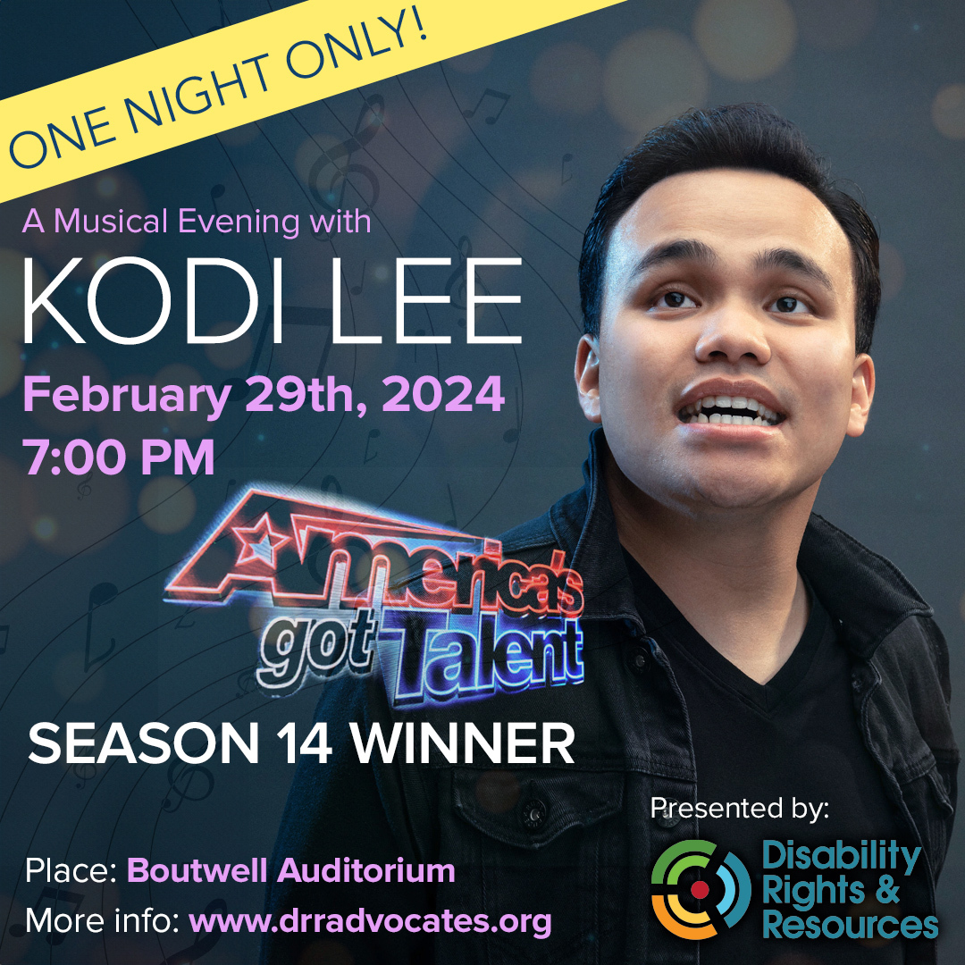 “A Musical Evening With Kodi Lee” Presented by DRR