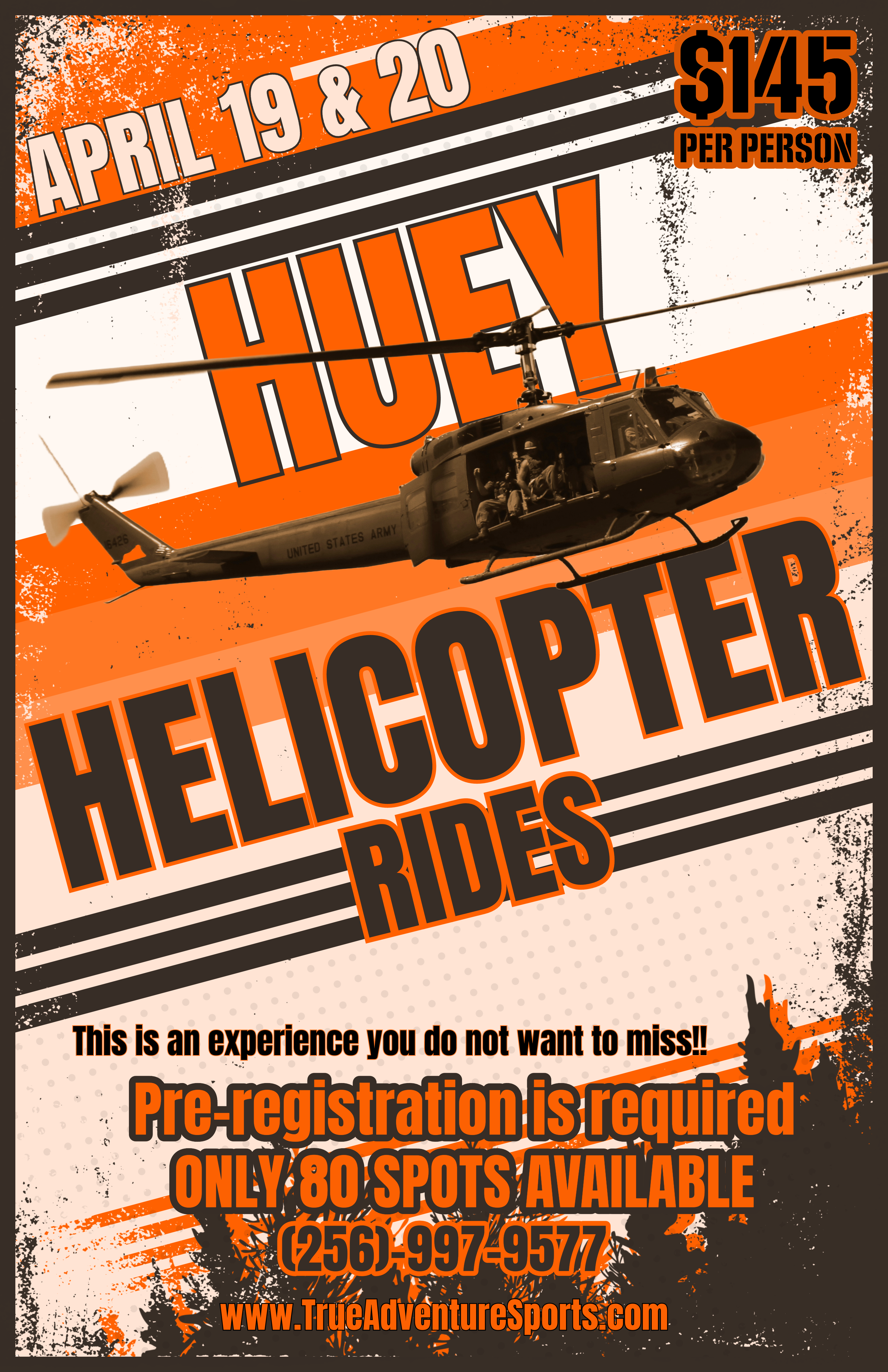 Huey Helicopter Rides