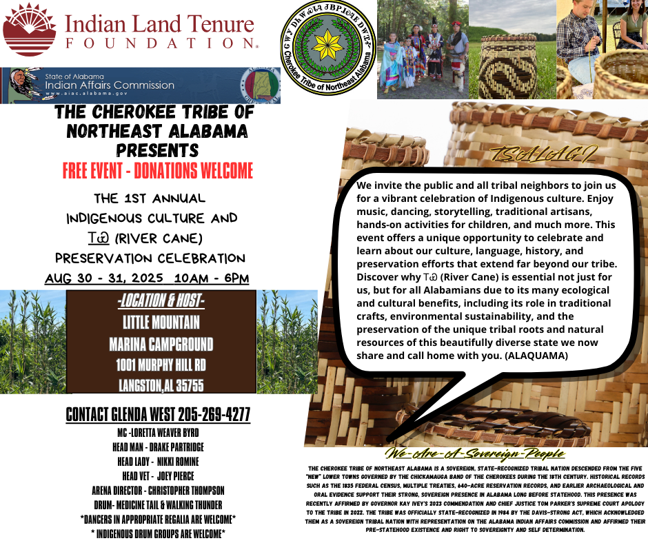 Indigenous Culture and River Cane Preservation Celebration