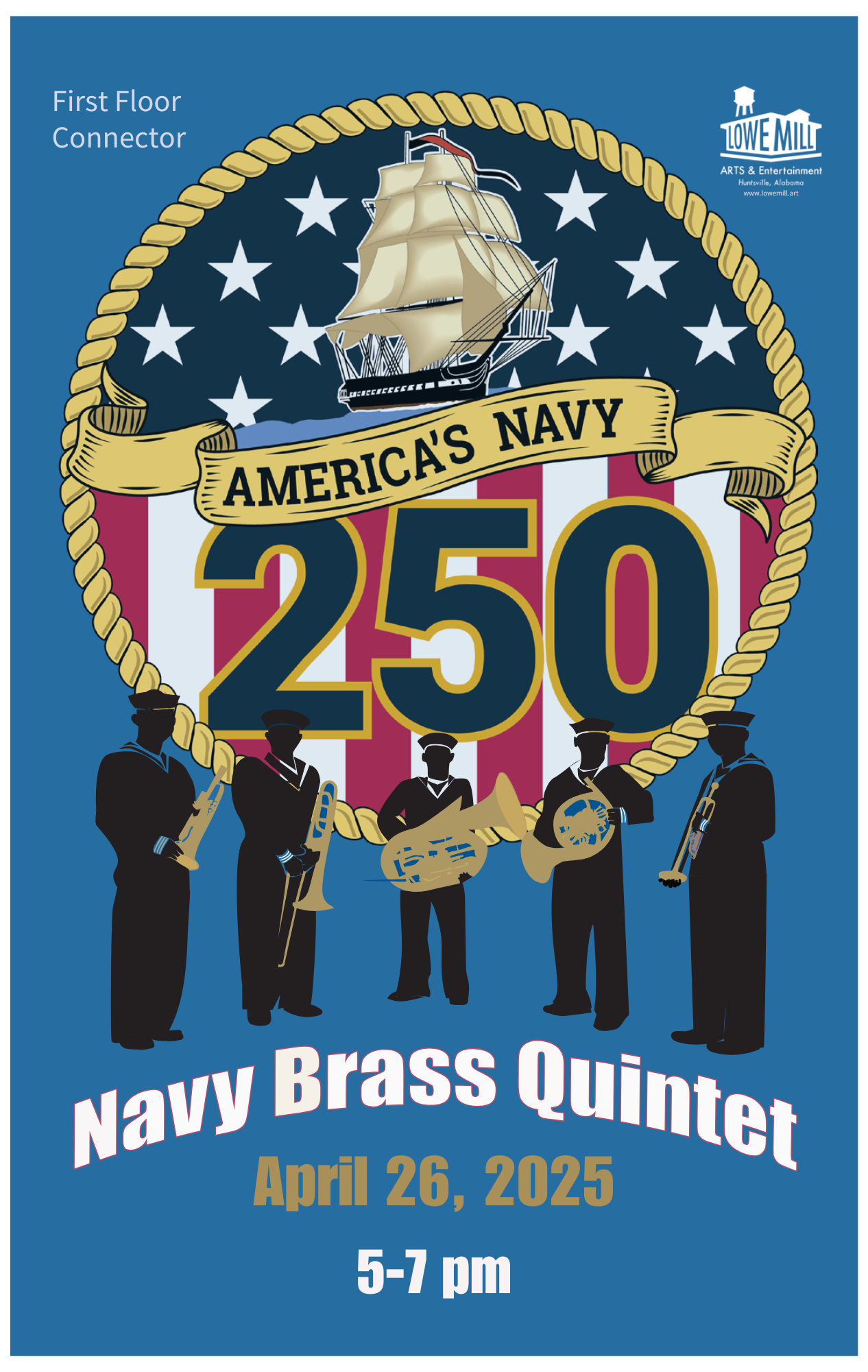 The Navy Brass Quintet at Lowe Mill ARTS & Entertainment