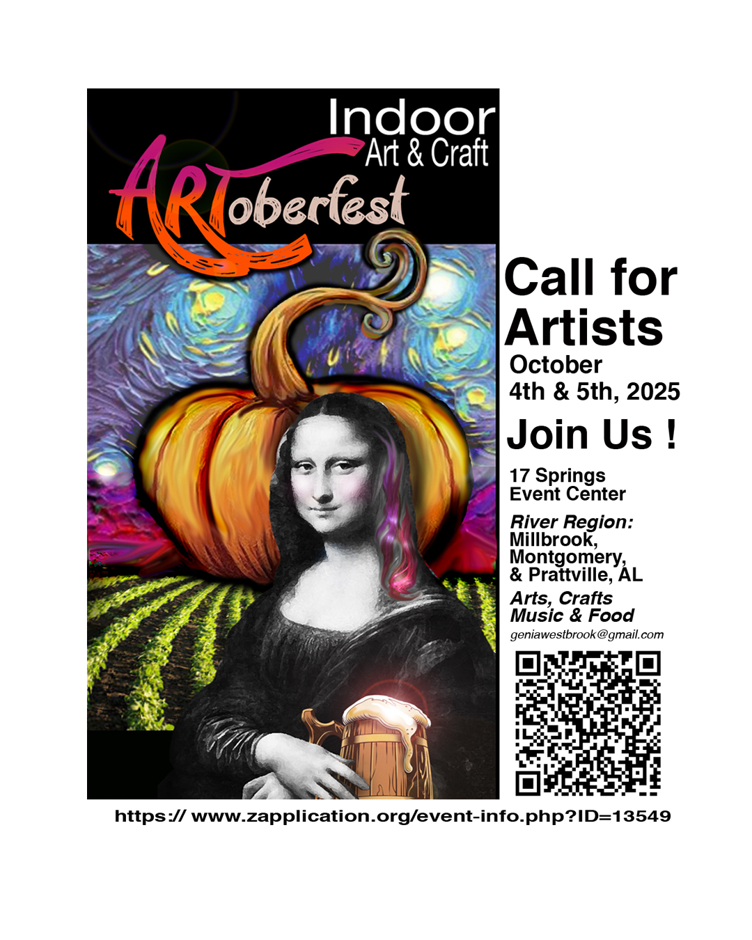 ARToberfest Indoor Art Craft and Music Festival