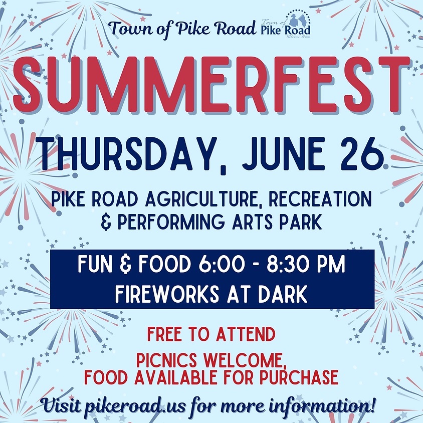 Town of Pike Road SummerFest 2025