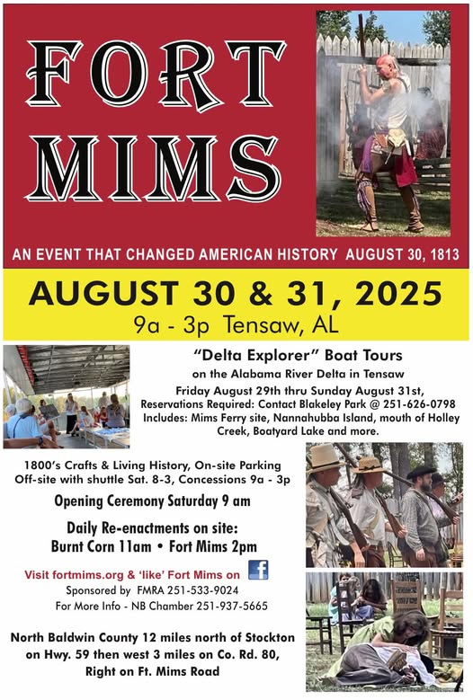 2025 Fort Mims Reenactment & Living History