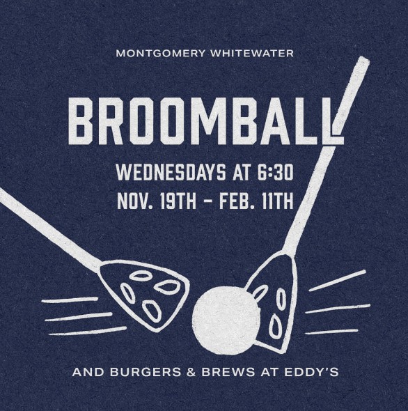 Wednesday Night Broomball at Montgomery Whitewater