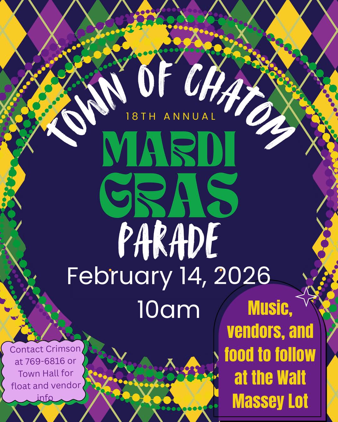 Chatom Mardi Gras Parade 