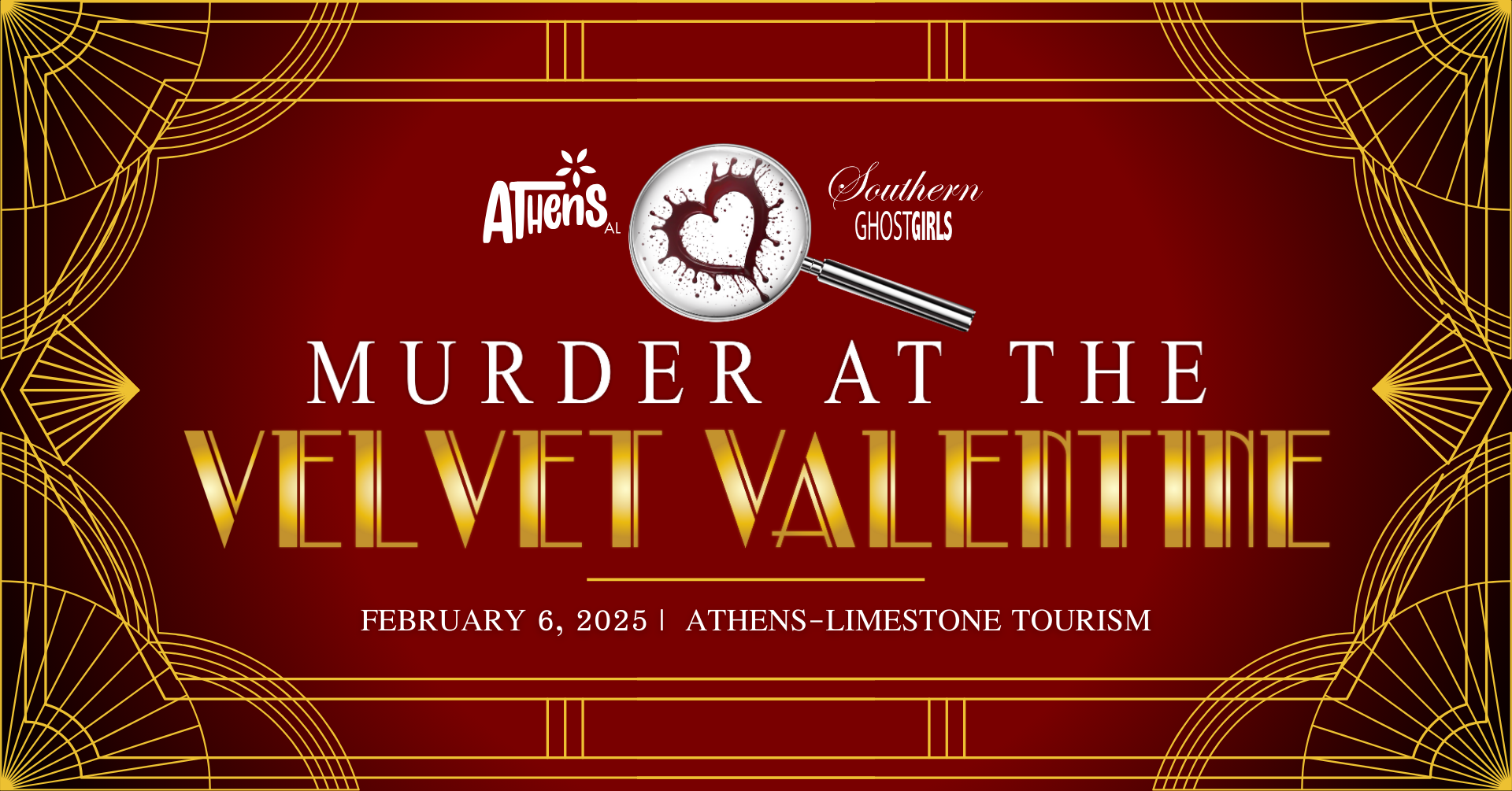 Murder at The Velvet Valentine Murder Mystery Dinner , Athens, Al