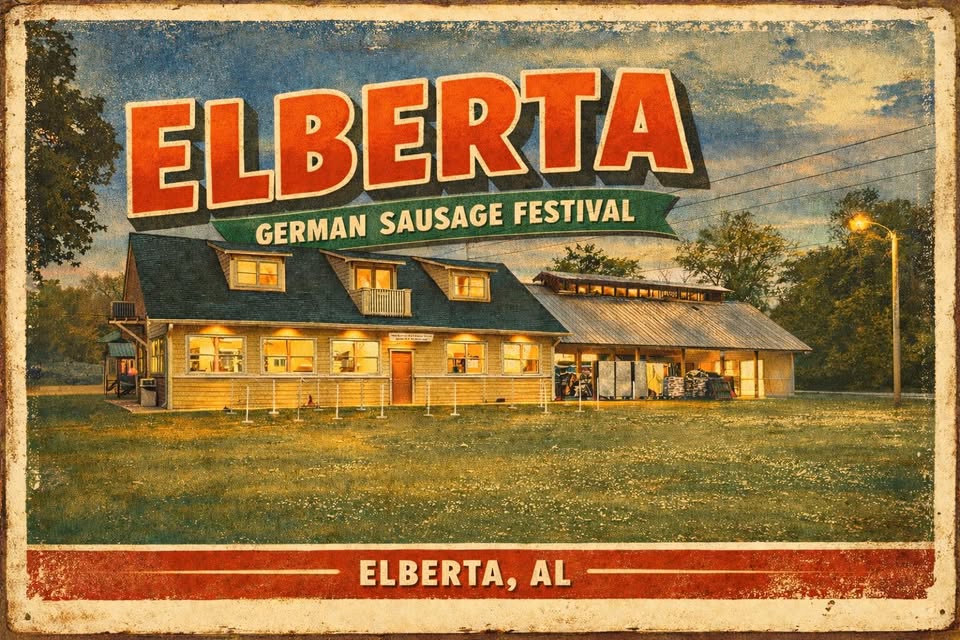 Elberta German Sausage Festival--March