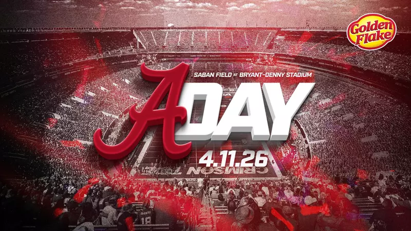 Alabama Football's 2026 Golden Flake A-Day