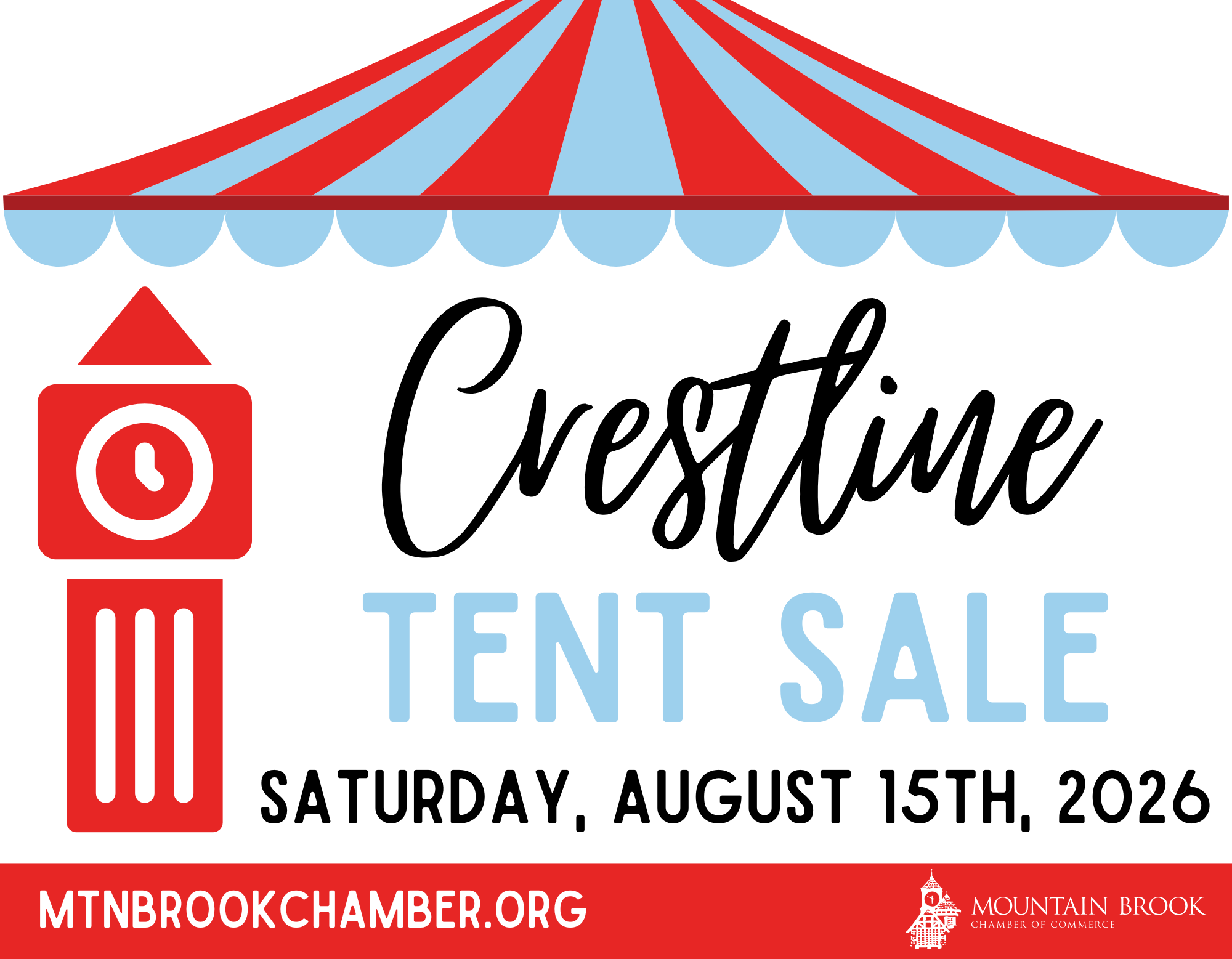 2026 Crestline Tent Sale