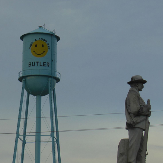 Butler, Alabama water tower.