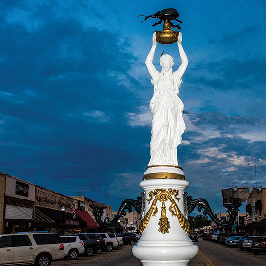 Boll Weevil Monument in Enterprise